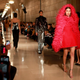 Image for article titled If Bella Hadid as a Red Big Bird in Oscar de la Renta Is Wrong, I Don't Want to Be Right